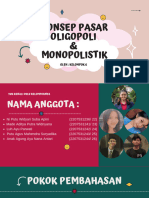 Kelompok 6 Konsep Oligopoli Dan Monopolistik