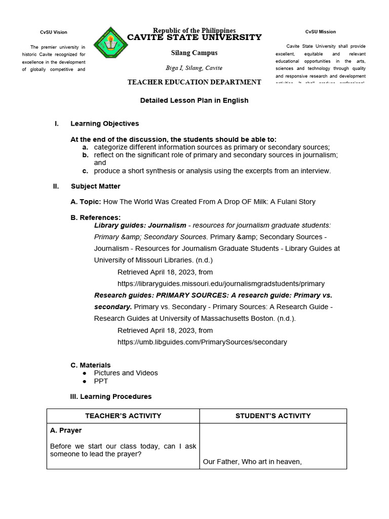 Primary vs. Secondary Sources in Journalism | PDF | Primary Sources ...