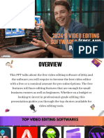 2024's Video Editing Software (Free and Paid)