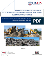 2021 03 17 Evaluation Du Projet Pilote EZZAHRA Plan Daction Pour La Gestion Des Dechets de Construction Et de Demolition