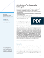 Optimization of A Microarray For Fission Yeast