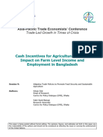 Cash Incentives For Agricultural Export