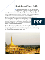 Burma Destination Guide