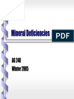 Mineral Deficiencies