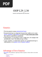 OOP L29 - L30: Generics and Dynamic Data Structures