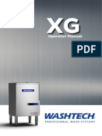 Washtech XG Economy Glasswasher Operator Manual