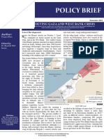 Evolving Gaza and West Bank Crisis 8 NOV FINAL