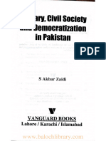 Military, Civil Society and Democratization in Pakistan by Syed Akbar Zaidi