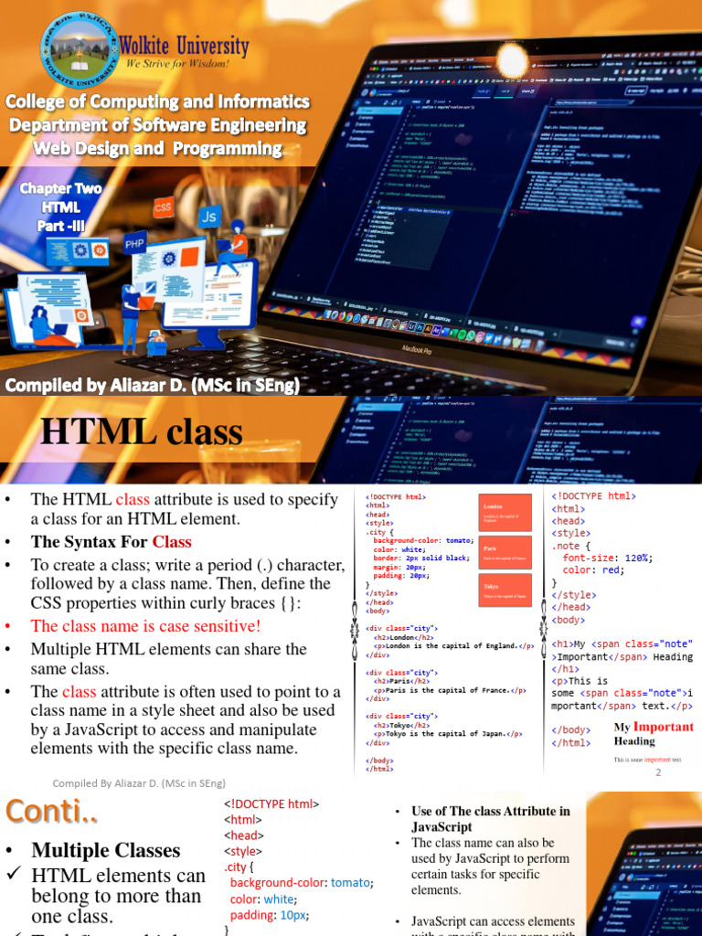 Web CH 2 - Part 3 | PDF | Html | Interactive Media