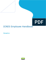 ICRES Employee Bengaluru Handbook December 2021