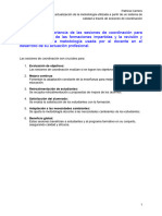 Tema 2. Foro - La Evaluación y Actualización de La Metodología Utilizada A Partir de Un Sistema de Calidad A Través de Sesiones de Coordinación - Patricia Carrero