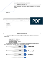 PROVA 6 Ano Matematica 3 Unidade