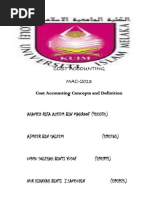 Download Cost Accounting Concept and Definition by Rifa Azeem SN68612345 doc pdf