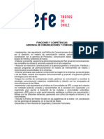 FUNCIONES Y COMPETENCIAS Gerencia de Comunicaciones y Comunidades