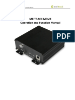 MEITRACK MDVR Operation and Function Manual