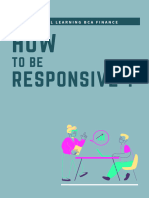 How To Be Responsive