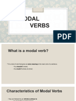 Modal Verbs - Presentation
