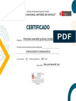 Certificado Computacion e Informatica