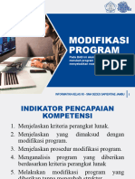 MODIFIKASI PROGRAM + Pembahasan