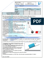 Exercice Corrige (Les Actions Mecaniques)