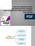 Evaluasi Kegiatan Usaha