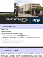 Chapter One Monetary Policy & Theory