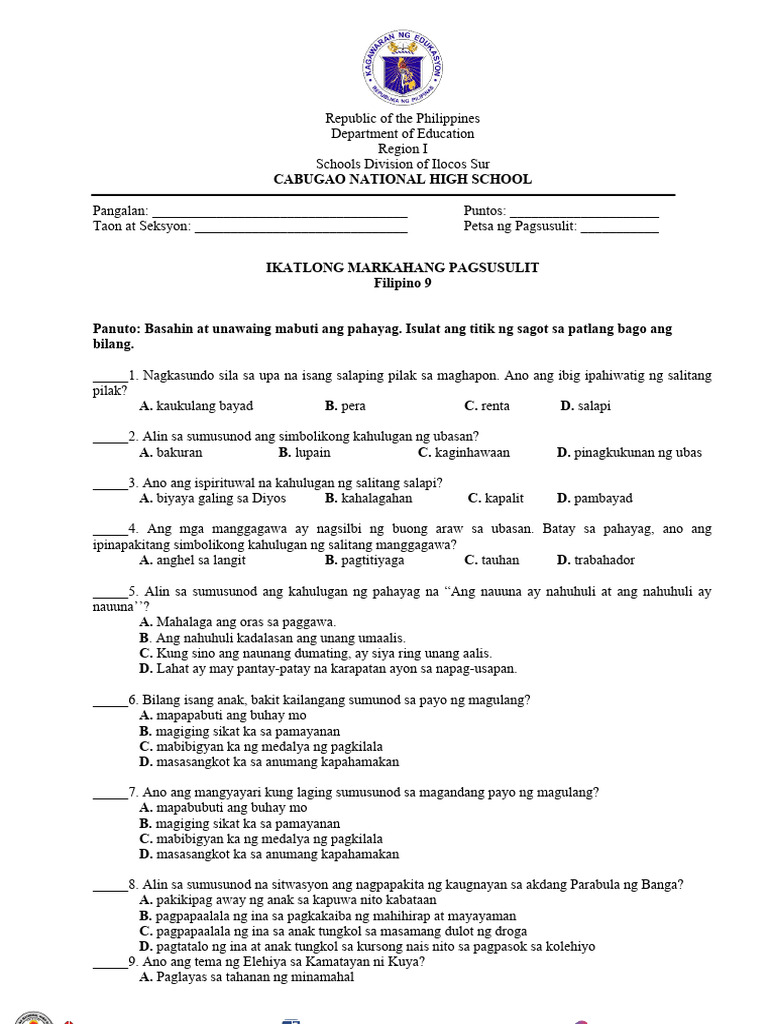 ikatlong-markahang-pagsusulit-filipino-9-pdf