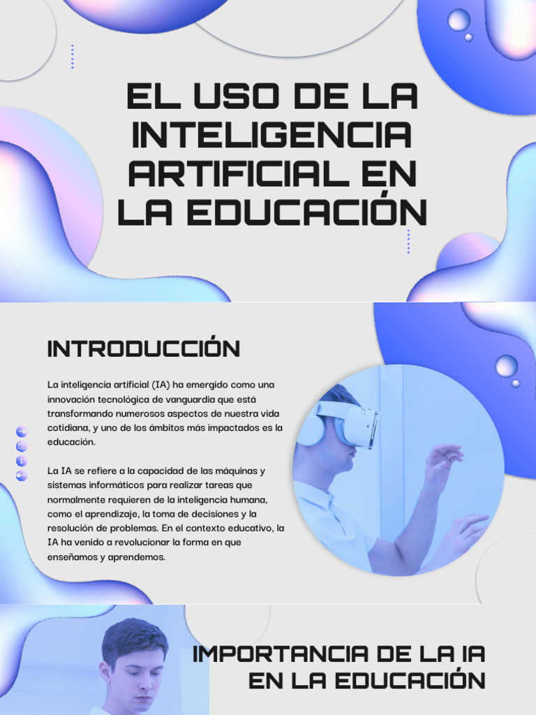 IA en la Educación: Transformación y Retos | PDF | Inteligencia ...