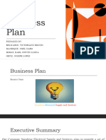Business Plan For Reporting