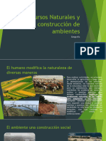 Recursos Naturales y Construcción de Ambientes