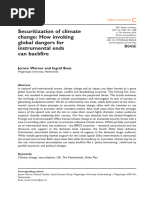 Warner Boas 2019 Securitization of Climate Change How Invoking Global Dangers For Instrumental Ends Can Backfire