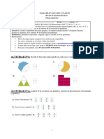 Taller Evaluado Matematica Fracciones