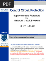 Control Circuit Protection