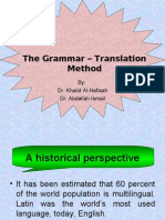 Grammar – Translation Method