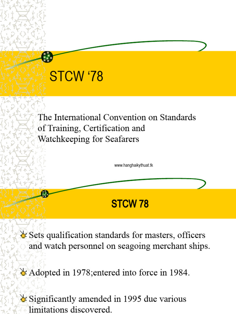 stcw-95 | PDF | Sailor