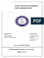 Jurisdiction of Supreme Court of India