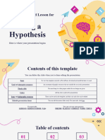 Scientific Method Lesson For Middle School Writing A Hypothesis