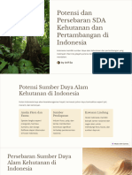 Potensi Dan Persebaran SDA Kehutanan Dan Pertambangan Di Indonesia