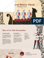 Illustrated Medieval History Thesis Presentation