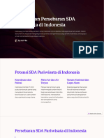 Potensi Dan Persebaran SDA Pariwisata Di Indonesia