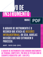 Aula Agravo de Instrumento