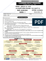 All South Jee Ma Nurture Ph12 Allen Common Testpaper1 97526 Test PDF Ac1ku14pqz