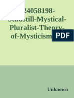 Studstill Mystical Pluralist Theory of Mysticism in The Unity of Mystical Traditions PP 1 34