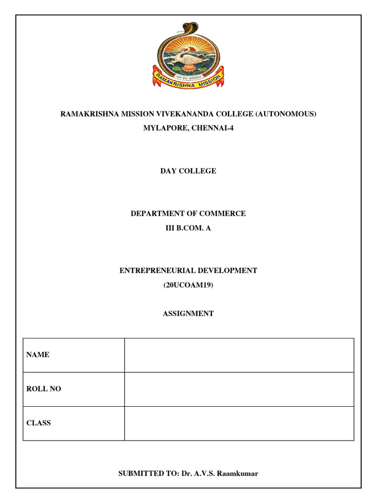 Entrepreneurial Development Pdf Entrepreneurship Social