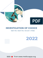 Investigation of Choice - Neet PG - Next PG - Ini Cet - Fmge
