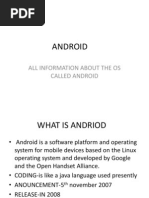 Android: All Information About The Os Called Android