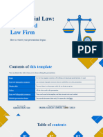 Commercial Law - Specialized Law Firm by Slidesgo