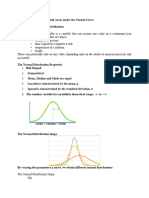 Lesson 5 The Normal Distribution and Areas Under The Normal Curve Final