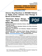 Adverse Drug Reactions in HIVAIDS Patients On Highly Active Antiretro Viral Therapy A Review of Prevalence