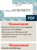 Week 1 - Measurement